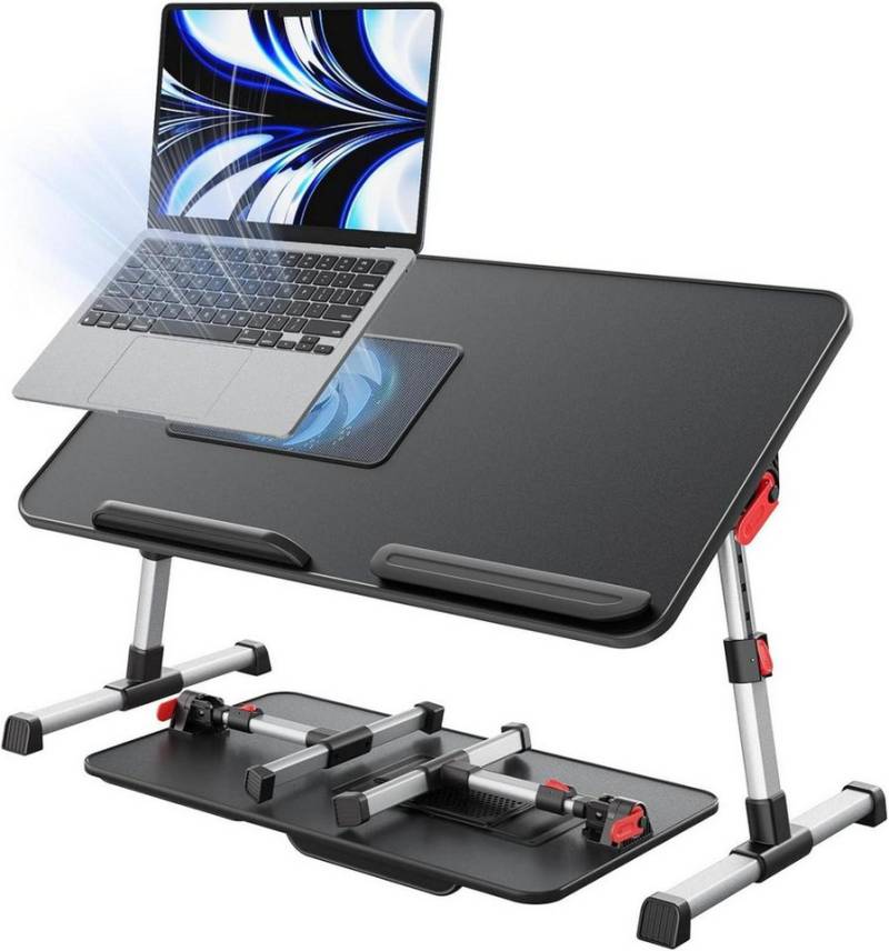 LuxusKollektion Laptoptisch Kühltisch Schreibtisch mit USB Anschluss Ventilator Verstellbarer von LuxusKollektion