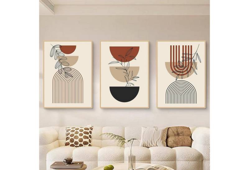 LuxusKollektion Leinwandbild Poster 3er Set Boho Pflanze Geometrisch Abstrakt Wandbild D 30x40cm LuxusKollektion Leinwandbild Poster 3er Set Boho Pflanze Geometrisch Abstrakt Wandbild D 30x40cm von LuxusKollektion