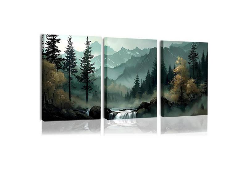 LuxusKollektion Mehrteilige Bilder Leinwandbilder 3-teilig Wald Natur Landschaft modern LuxusKollektion Mehrteilige Bilder Leinwandbilder 3-teilig Wald Natur Landschaft modern von LuxusKollektion