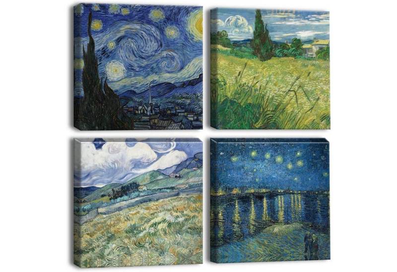 LuxusKollektion Mehrteilige Bilder Leinwandbilder 4 Teilig Grün Kunstdruck Ansicht von Grün 30x30cm LuxusKollektion Mehrteilige Bilder Leinwandbilder 4 Teilig Grün Kunstdruck Ansicht von Grün 30x30cm von LuxusKollektion