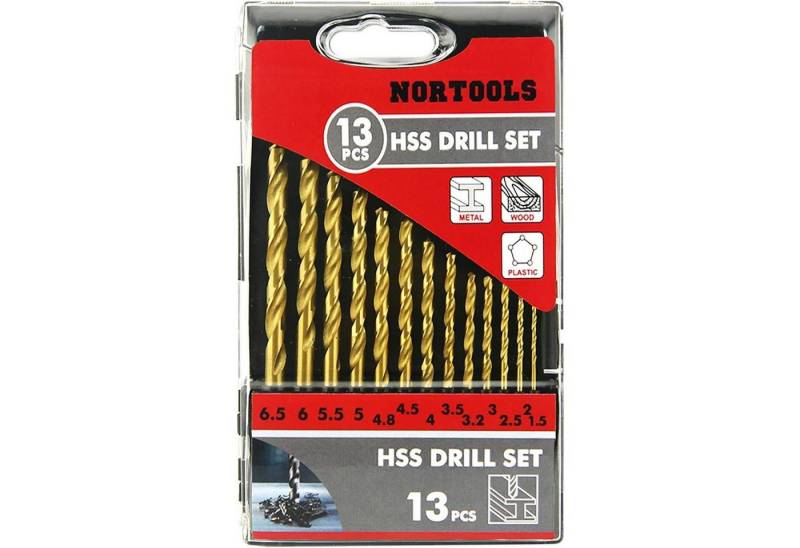 LuxusKollektion Metallbohrer Metallbohrersatz HSS 13teilig Aufbewahrungsbox Einheitsgröße Set 1 LuxusKollektion Metallbohrer Metallbohrersatz HSS 13teilig Aufbewahrungsbox Einheitsgröße Set 1 von LuxusKollektion