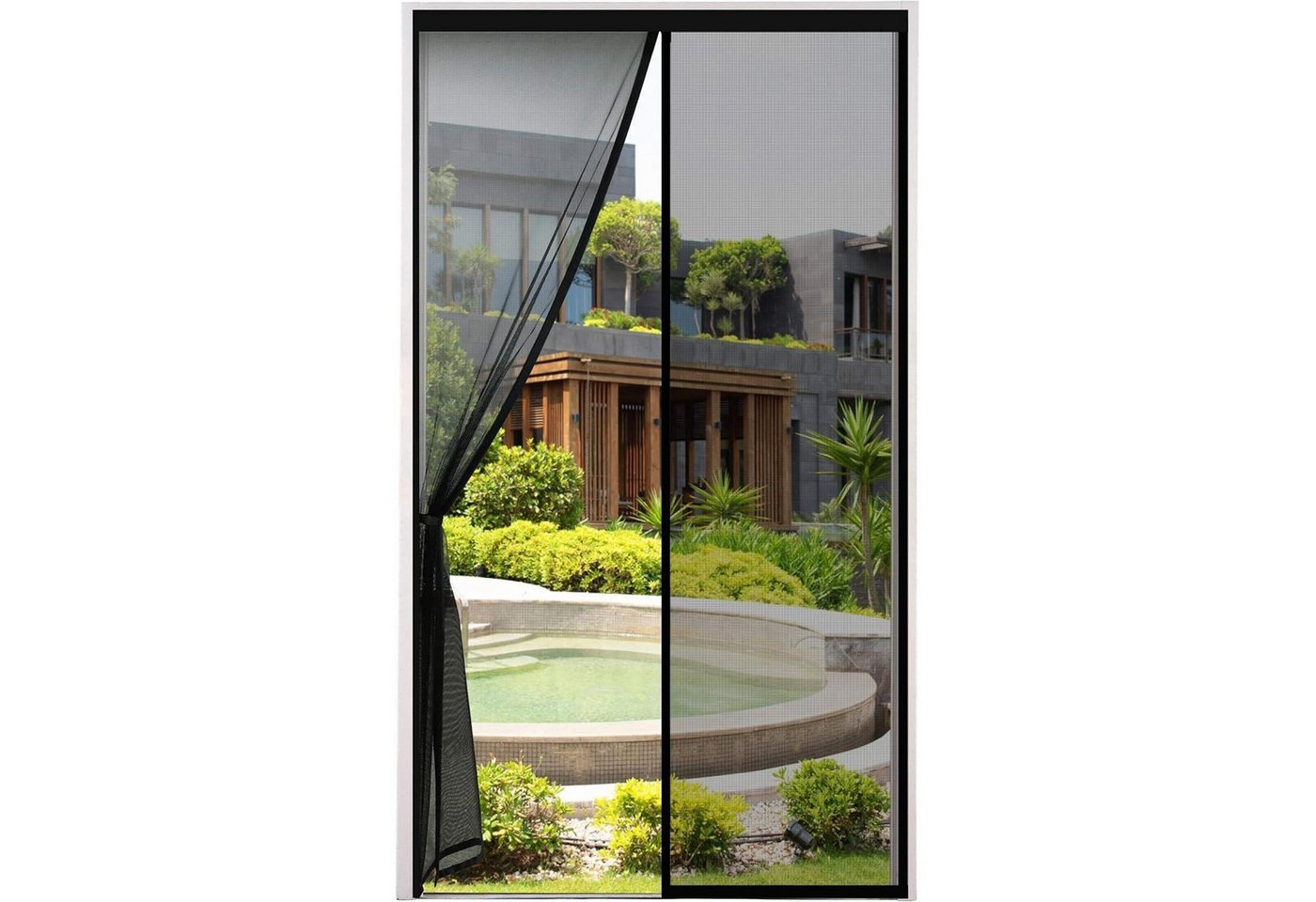 LuxusKollektion Moskitonetz Fliegengitter Tür Moskitonetz Magnet Vorhang 100x220cm Schwarz LuxusKollektion Moskitonetz Fliegengitter Tür Moskitonetz Magnet Vorhang 100x220cm Schwarz von LuxusKollektion