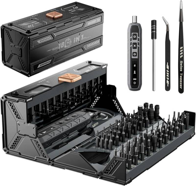 LuxusKollektion Multitool 180 in 1 Elektro Schraubendreher Set Feinmechaniker Reparatur Werkzeug von LuxusKollektion