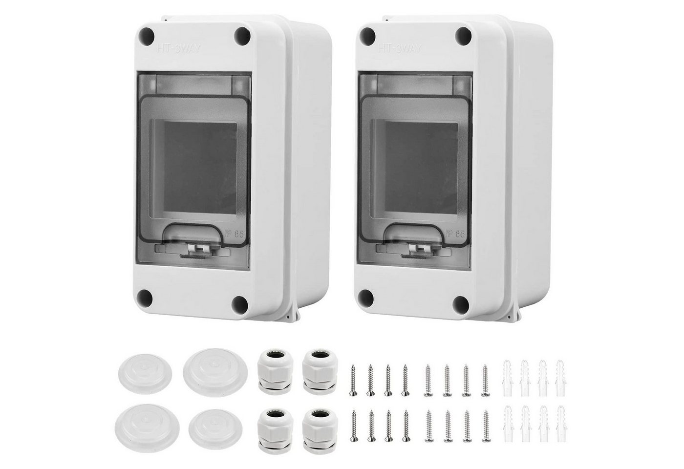 LuxusKollektion Multitool 2er-Set Sicherungskasten Aufputz IP65-1-reihig-3 Module Feuchtraum LuxusKollektion Multitool 2er-Set Sicherungskasten Aufputz IP65-1-reihig-3 Module Feuchtraum von LuxusKollektion