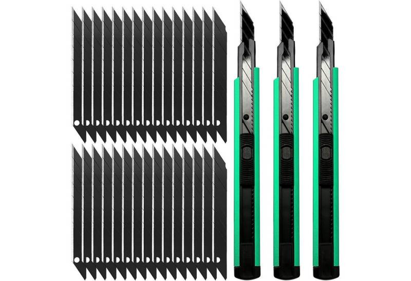 LuxusKollektion Multitool Cuttermesser 9mm 3er 30 Abbrechklingen Folie Papier Basteln Grün LuxusKollektion Multitool Cuttermesser 9mm 3er 30 Abbrechklingen Folie Papier Basteln Grün von LuxusKollektion