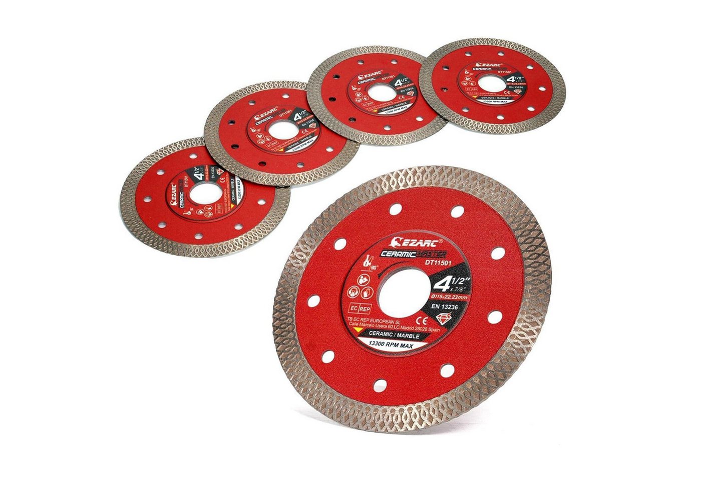 LuxusKollektion Multitool Diamantscheibe Winkelschleifer Fliesen Keramik Marmor 115mm 5 TLG LuxusKollektion Multitool Diamantscheibe Winkelschleifer Fliesen Keramik Marmor 115mm 5 TLG von LuxusKollektion