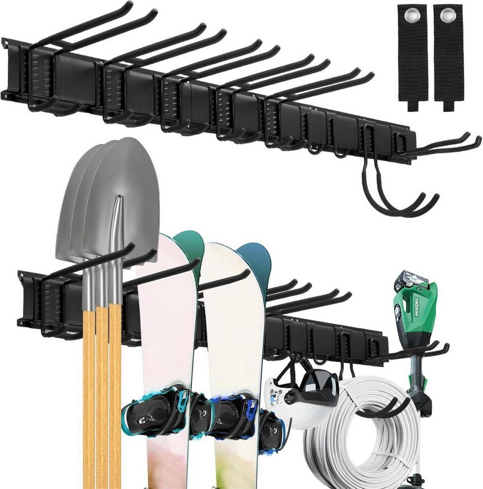 LuxusKollektion Multitool Garage Tool Management Wandregal mit 9 verstellbaren Haken 48 Zoll LuxusKollektion Multitool Garage Tool Management Wandregal mit 9 verstellbaren Haken 48 Zoll von LuxusKollektion
