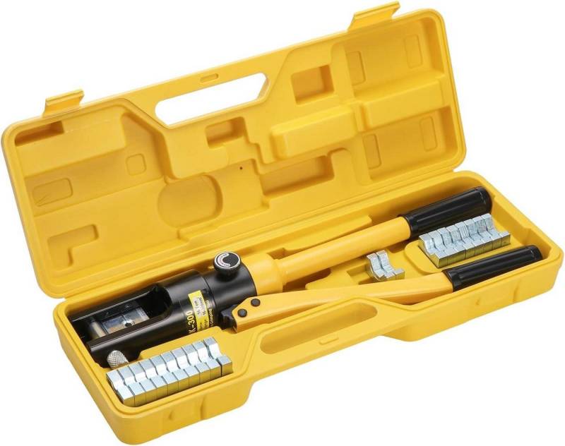 LuxusKollektion Multitool Hydraulische Presszange Crimpzange 16T 8-300 mm² Kabelschuhzange 13 von LuxusKollektion