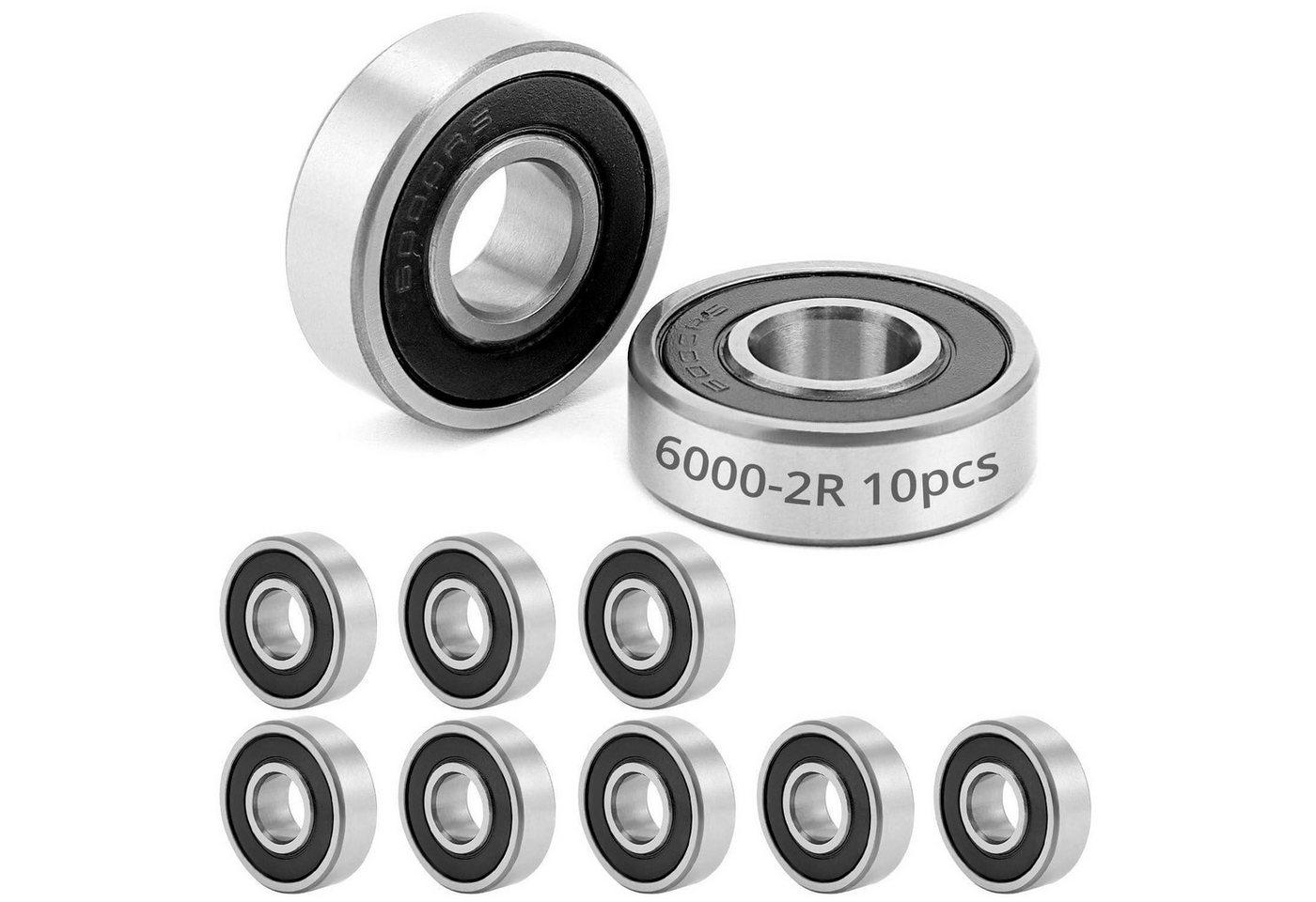 LuxusKollektion Multitool Kugellager 10x26x8mm 10 doppeltabgedichtet 3D Drucker 6000-2R 10 Packs LuxusKollektion Multitool Kugellager 10x26x8mm 10 doppeltabgedichtet 3D Drucker 6000-2R 10 Packs von LuxusKollektion