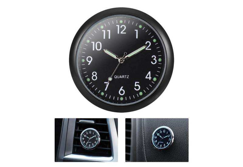 LuxusKollektion Multitool Mini Auto Armaturenbrett Uhr Quartz Analogue Air Vent Clip Uhr Schwarz von LuxusKollektion