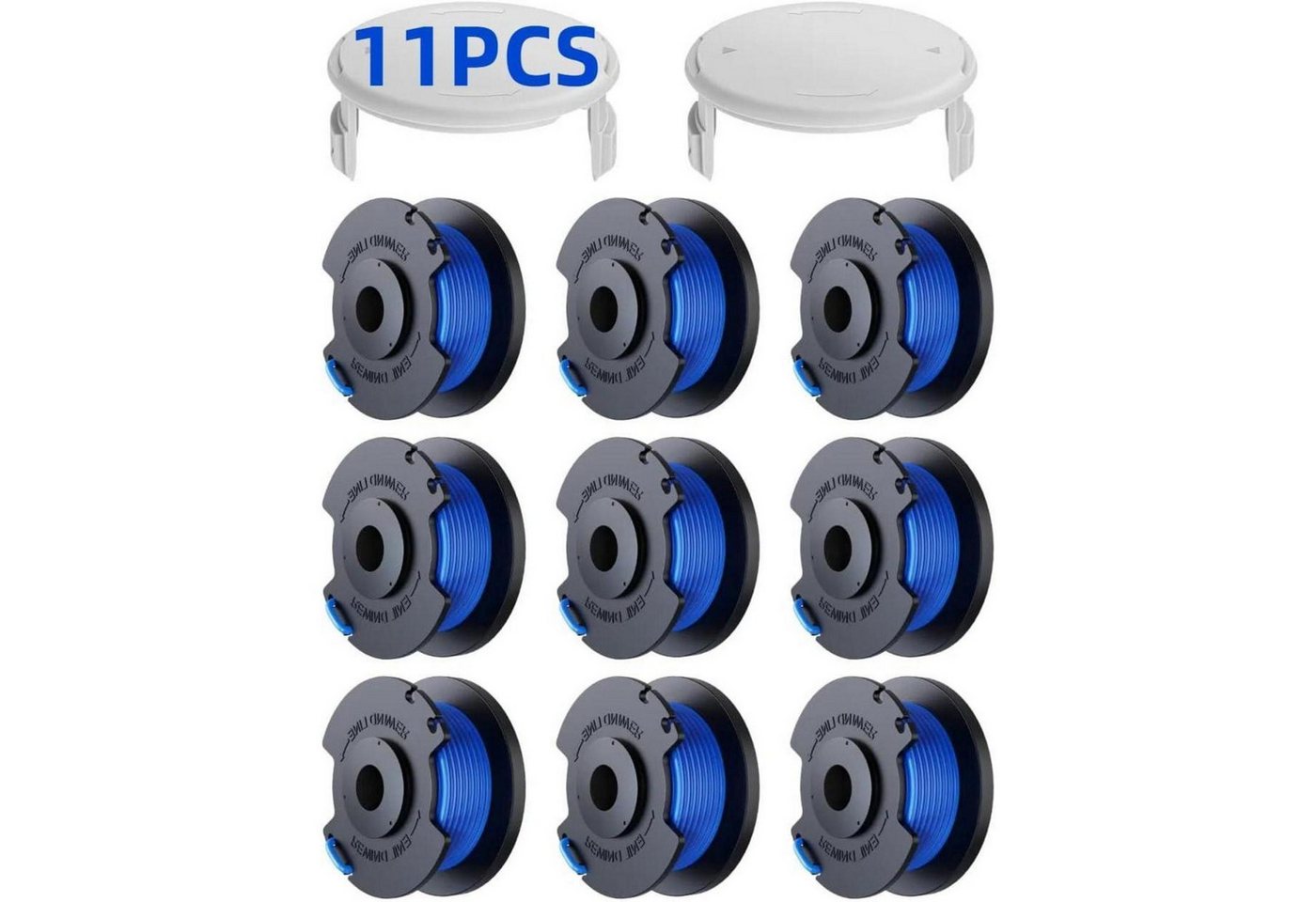 LuxusKollektion Multitool Rasentrimmer Spule 9 AC14RL3A 1,65mm 3,3m Kappe Pack of 9 LuxusKollektion Multitool Rasentrimmer Spule 9 AC14RL3A 1,65mm 3,3m Kappe Pack of 9 von LuxusKollektion