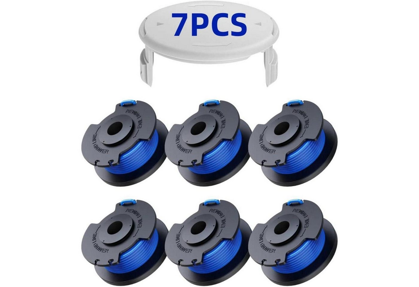 LuxusKollektion Multitool Rasentrimmer Spule AC14RL3A 18V 24V 40V Ersatzspulen 6 Kappe Pack of 6 LuxusKollektion Multitool Rasentrimmer Spule AC14RL3A 18V 24V 40V Ersatzspulen 6 Kappe Pack of 6 von LuxusKollektion