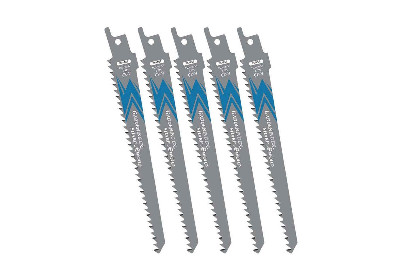 LuxusKollektion Multitool Säbelsägeblätter Set 5tlg Holz 150mm 6TPI 5 Stück LuxusKollektion Multitool Säbelsägeblätter Set 5tlg Holz 150mm 6TPI 5 Stück von LuxusKollektion
