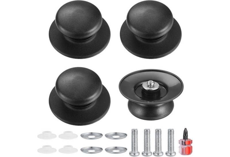 LuxusKollektion Multitool Topfdeckelknopf Ersatzknöpfe Griff 4 Stück Kasserolle A-4 Pcs-schwarz LuxusKollektion Multitool Topfdeckelknopf Ersatzknöpfe Griff 4 Stück Kasserolle A-4 Pcs-schwarz von LuxusKollektion