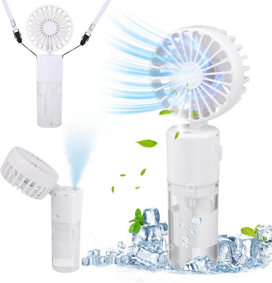 LuxusKollektion Multitool Tragbarer Handventilator mit Wassernebel 4000mAh USB Mini Ventilator 4 von LuxusKollektion