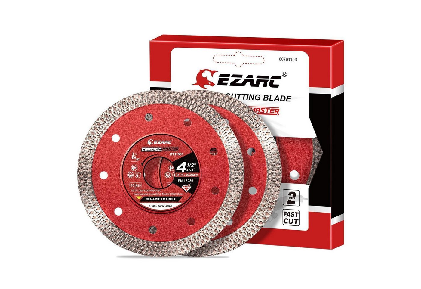 LuxusKollektion Multitool Trennscheiben Diamant Fliesen Keramik Nass Trocken 115mm 115mm 2 TLG LuxusKollektion Multitool Trennscheiben Diamant Fliesen Keramik Nass Trocken 115mm 115mm 2 TLG von LuxusKollektion