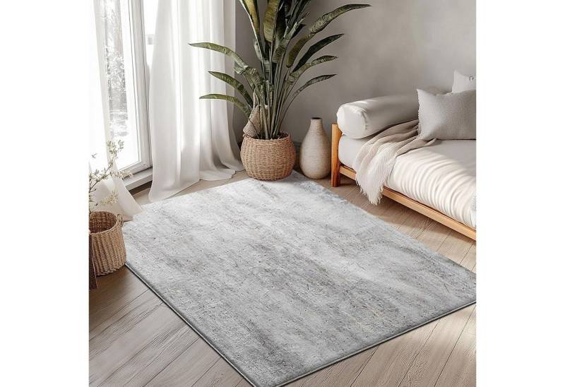 LuxusKollektion Outdoorteppich Teppich Wohnzimmer 120 x 160 cm (Rechteckig) Abstrakt Hellbraun Multi von LuxusKollektion