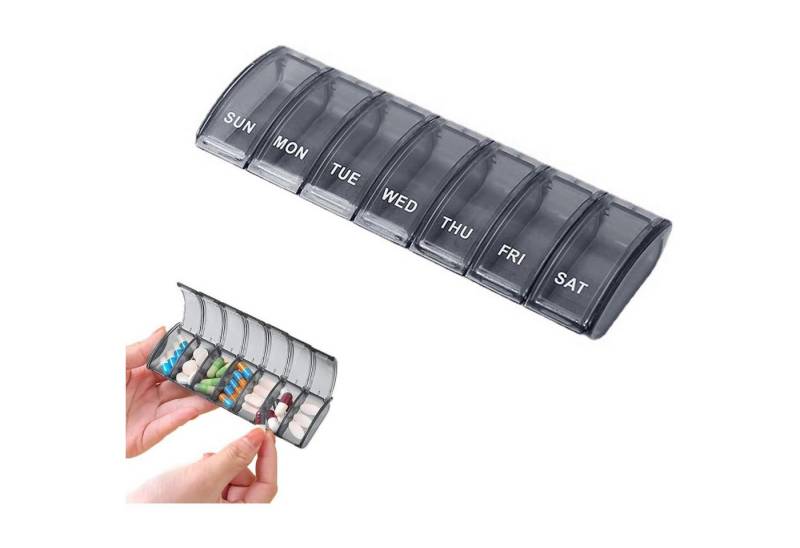 LuxusKollektion Pillendose Tablettenbox 7 Tage Pillendose Medikamentenbox von LuxusKollektion