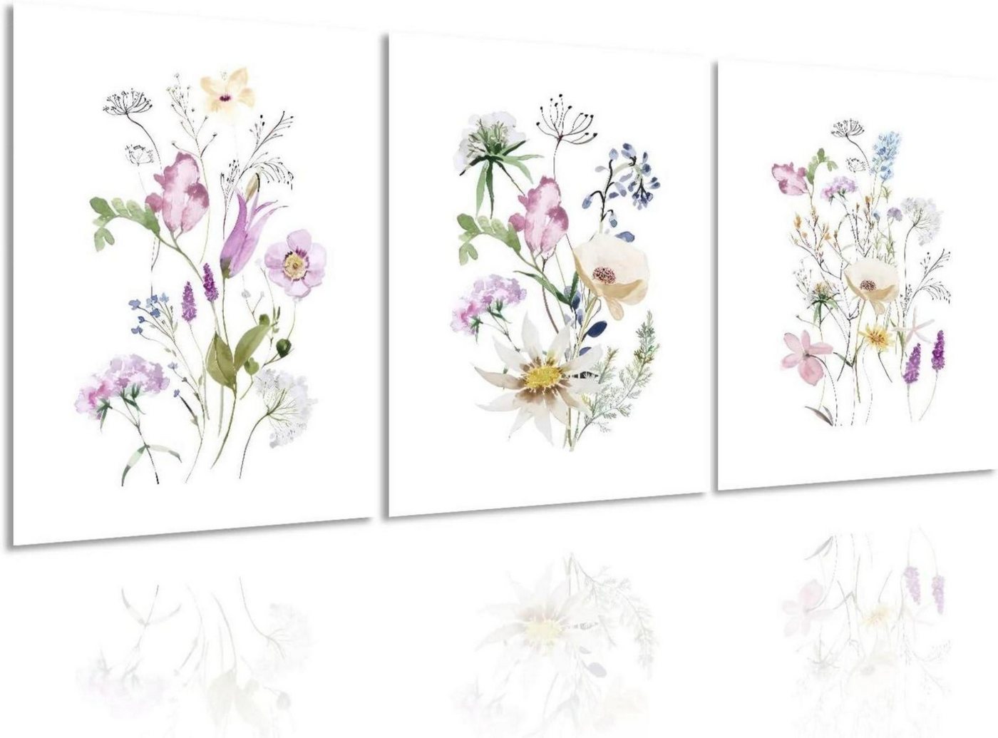 LuxusKollektion Poster Aquarellblumen Wanddekoration Poster, Bunte Blumendrucke, Wildblumen LuxusKollektion Poster Aquarellblumen Wanddekoration Poster, Bunte Blumendrucke, Wildblumen von LuxusKollektion