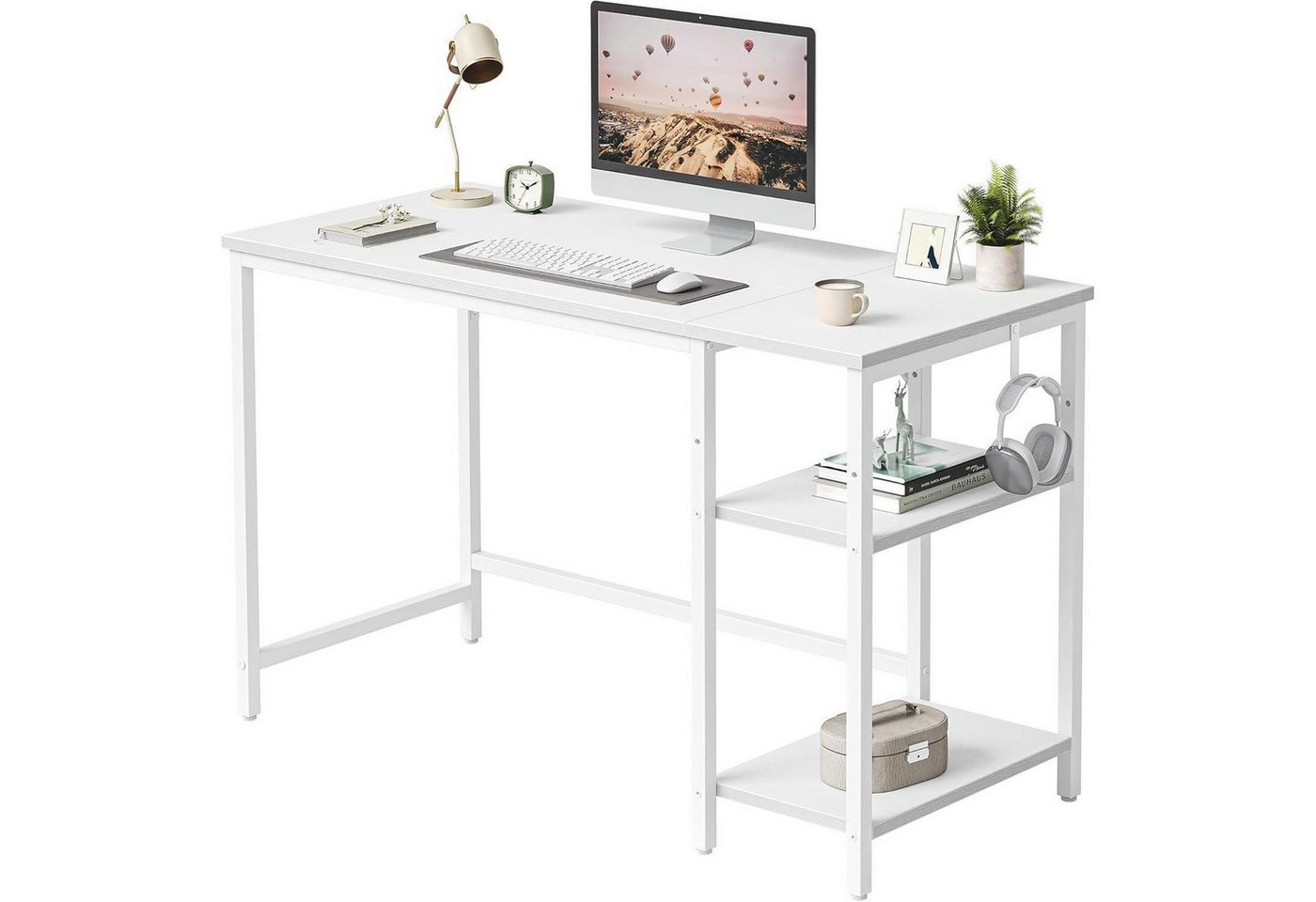 LuxusKollektion Regal-Schreibtisch Schreibtisch Computertisch PC Tisch Homeoffice 120 x 50 cm Weiß LuxusKollektion Regal-Schreibtisch Schreibtisch Computertisch PC Tisch Homeoffice 120 x 50 cm Weiß von LuxusKollektion