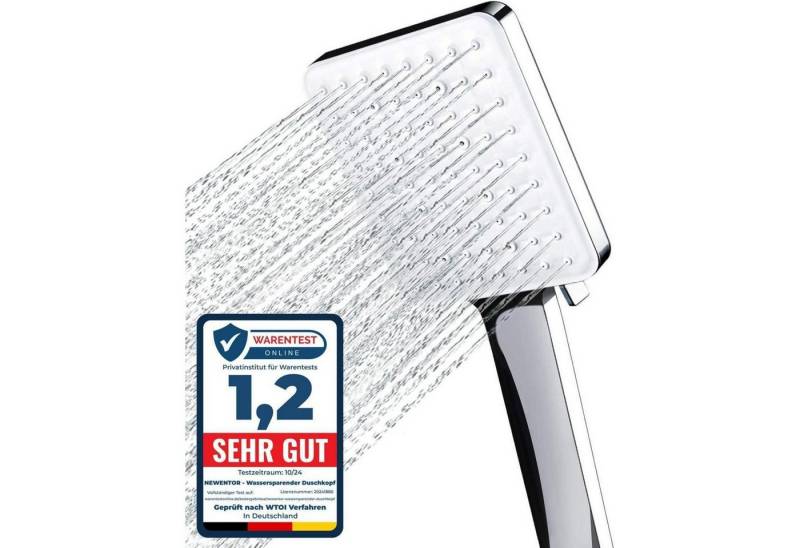 LuxusKollektion Regenduschkopf Duschkopf Regendusche Handbrause Gross Wassersparender Hochdruck mit 6 von LuxusKollektion
