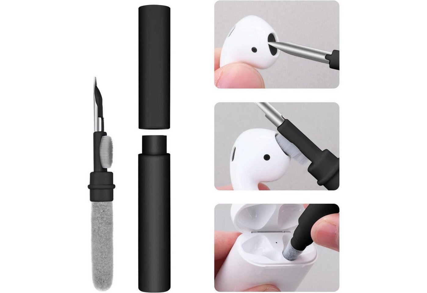 LuxusKollektion Reinigungs-Set Reinigungsset Airpods Pro 3-in-1 Multifunktions-Reinigungsstift weiche LuxusKollektion Reinigungs-Set Reinigungsset Airpods Pro 3-in-1 Multifunktions-Reinigungsstift weiche von LuxusKollektion