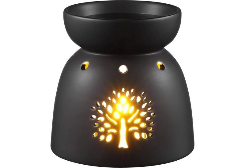 LuxusKollektion Salatbesteck Aromalampe Teelichthalter Duftlampe Keramik Weiß Typ3-schwarz LuxusKollektion Salatbesteck Aromalampe Teelichthalter Duftlampe Keramik Weiß Typ3-schwarz von LuxusKollektion
