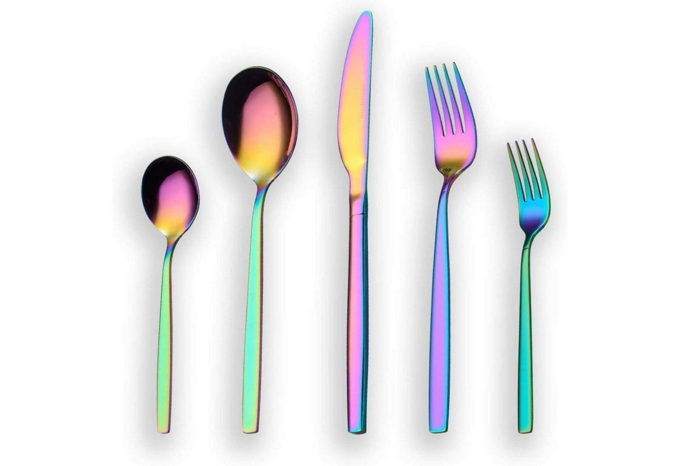 LuxusKollektion Salatbesteck Besteckset Titanium Regenbogen Plated 30 Stück Service 6 04.regenbogen LuxusKollektion Salatbesteck Besteckset Titanium Regenbogen Plated 30 Stück Service 6 04.regenbogen von LuxusKollektion