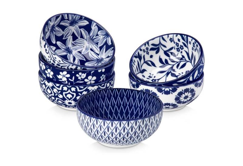 LuxusKollektion Salatbesteck Dipschalen Keramik 6er Set 80ml Mini Sojasauce Sushi Dipschalen (6x) von LuxusKollektion