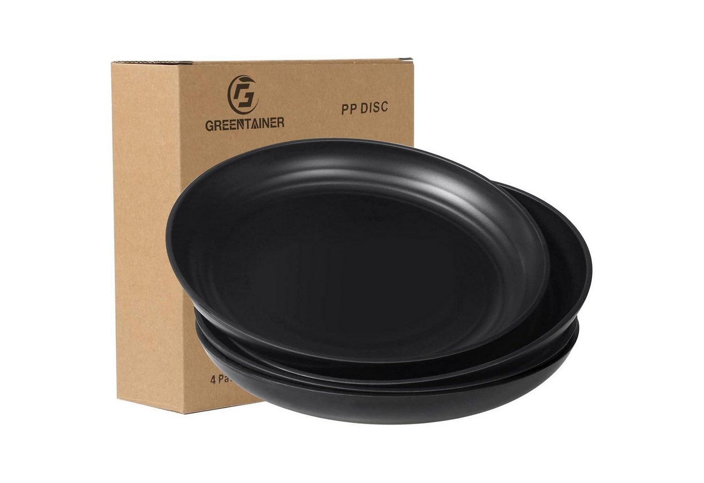 LuxusKollektion Salatbesteck Teller unzerbrechlich PP mikrowellenfest Einfarbige Farbe 19,8cm LuxusKollektion Salatbesteck Teller unzerbrechlich PP mikrowellenfest Einfarbige Farbe 19,8cm von LuxusKollektion