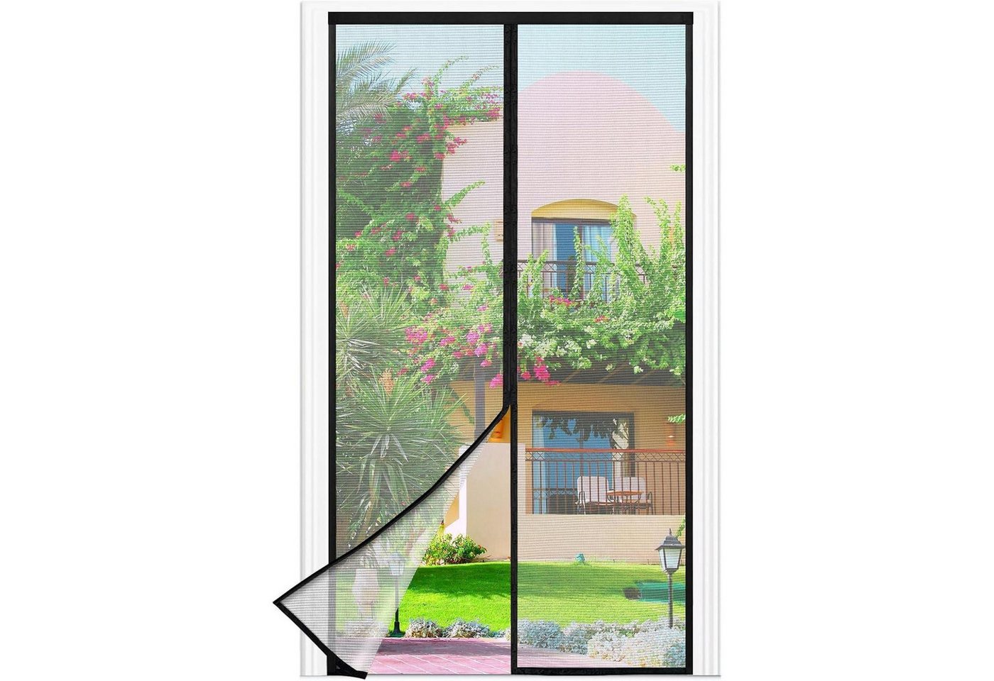 LuxusKollektion Schädlingsschutznetz Fliegengitter Balkontür Magnet 3,8cm Klettband ohne 95*200cm Schwarz LuxusKollektion Schädlingsschutznetz Fliegengitter Balkontür Magnet 3,8cm Klettband ohne 95*200cm Schwarz von LuxusKollektion