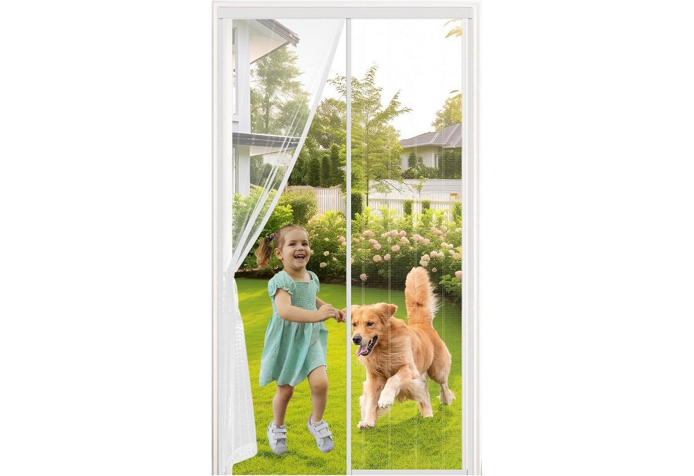 LuxusKollektion Schädlingsschutznetz Fliegengitter Tür Balkontür Magnet 120x220cm Verbreitern Weiß LuxusKollektion Schädlingsschutznetz Fliegengitter Tür Balkontür Magnet 120x220cm Verbreitern Weiß von LuxusKollektion