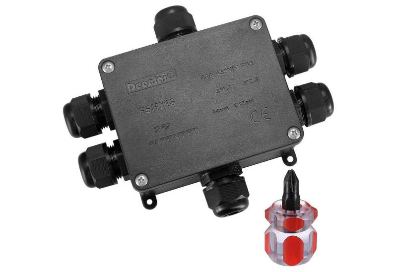 LuxusKollektion Schaltschrankschlüssel Abzweigdose IP68 Außenkabelverbinder Rundkabel 4mm 14mm 6 Wege LuxusKollektion Schaltschrankschlüssel Abzweigdose IP68 Außenkabelverbinder Rundkabel 4mm 14mm 6 Wege von LuxusKollektion