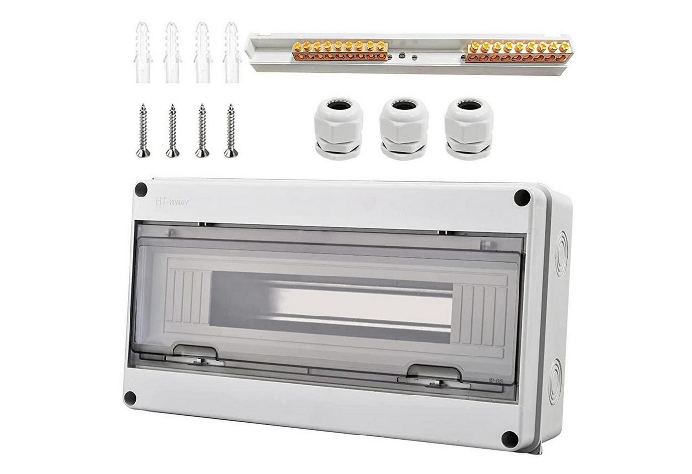 LuxusKollektion Schaltschrankschlüssel Sicherungskasten Aufputz Verteiler IP65 1 Reihig 18 Module 18 Modules LuxusKollektion Schaltschrankschlüssel Sicherungskasten Aufputz Verteiler IP65 1 Reihig 18 Module 18 Modules von LuxusKollektion