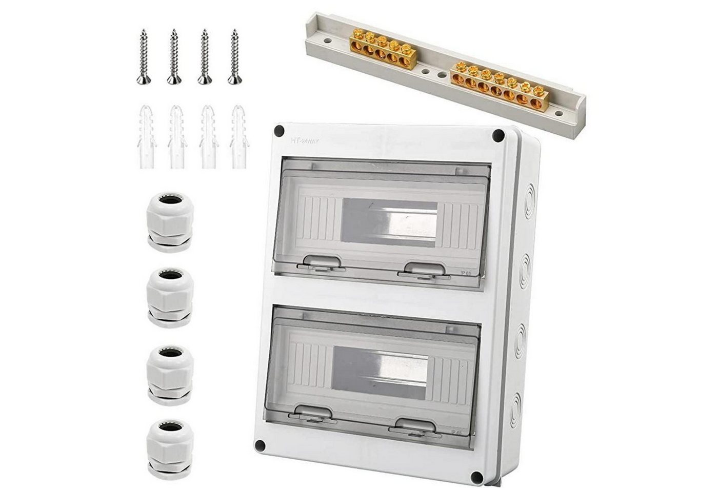 LuxusKollektion Schaltschrankschlüssel Sicherungskasten Aufputz Verteiler IP65 2 Reihig 24 Module 24 Modules LuxusKollektion Schaltschrankschlüssel Sicherungskasten Aufputz Verteiler IP65 2 Reihig 24 Module 24 Modules von LuxusKollektion