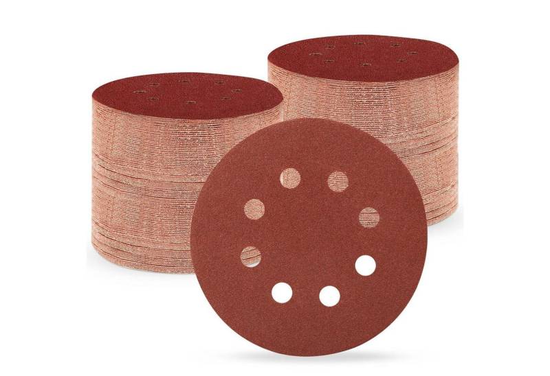 LuxusKollektion Schleifscheibe Schleifpapier 125mm Klett Rund 8 Loch 150 Stück 120 Körnung LuxusKollektion Schleifscheibe Schleifpapier 125mm Klett Rund 8 Loch 150 Stück 120 Körnung von LuxusKollektion