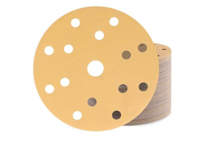 LuxusKollektion Schleifscheibe Schleifscheiben 150mm Klett 15 Loch 320 Körnung 80 Stück LuxusKollektion Schleifscheibe Schleifscheiben 150mm Klett 15 Loch 320 Körnung 80 Stück von LuxusKollektion
