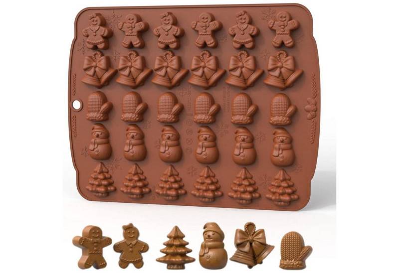 LuxusKollektion Schokoladenform Silikonform Weihnachts 30 Mulden Lebkuchenmann Baum Weihnachten B LuxusKollektion Schokoladenform Silikonform Weihnachts 30 Mulden Lebkuchenmann Baum Weihnachten B von LuxusKollektion