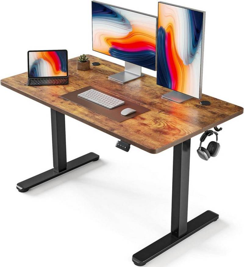 LuxusKollektion Schreibtisch Höhenverstellbarer Stehschreibtisch 120x60 cm mit Memory-Steuerung und LuxusKollektion Schreibtisch Höhenverstellbarer Stehschreibtisch 120x60 cm mit Memory-Steuerung und von LuxusKollektion