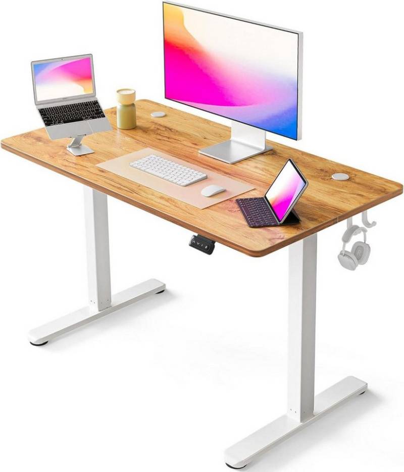 LuxusKollektion Schreibtisch Höhenverstellbarer Schreibtisch Elektrisch 100x60 cm Memory-Steuerung von LuxusKollektion