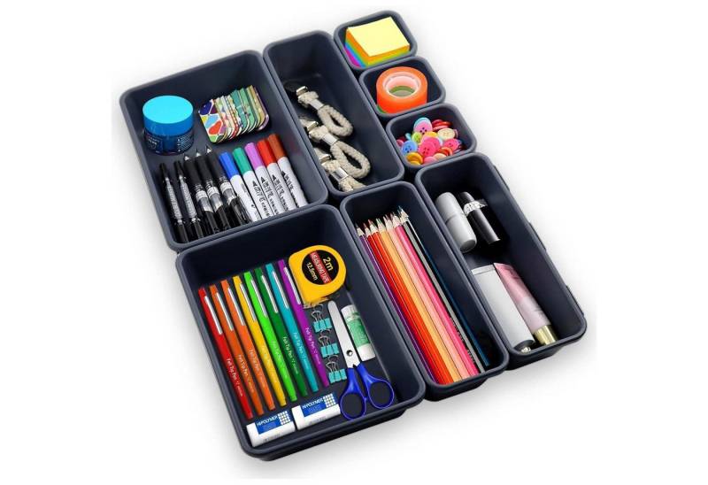 LuxusKollektion Schubladeneinsatz 8er Set Schubladen Organizer Aufbewahrungsbox Ordnungssystem Schublade LuxusKollektion Schubladeneinsatz 8er Set Schubladen Organizer Aufbewahrungsbox Ordnungssystem Schublade von LuxusKollektion