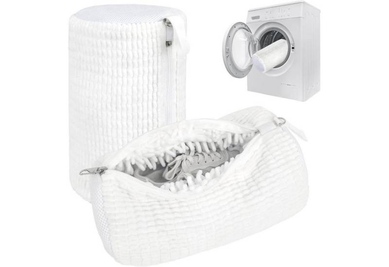 LuxusKollektion Schuhformer Schuhwaschbeutel Waschmaschine Reißverschluss 360Grad 2×weiß Leicht LuxusKollektion Schuhformer Schuhwaschbeutel Waschmaschine Reißverschluss 360Grad 2×weiß Leicht von LuxusKollektion