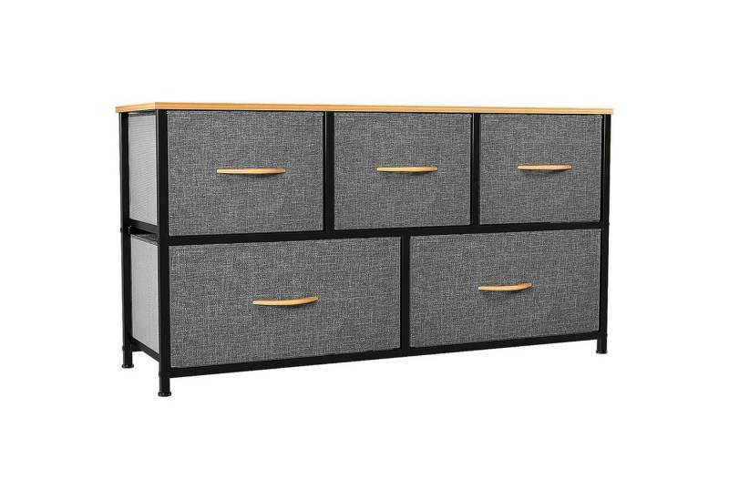 LuxusKollektion Schuhspanner Kommode 5 Schubladen Stoff Schlafzimmer Wohnzimmer Dunkelgrau LuxusKollektion Schuhspanner Kommode 5 Schubladen Stoff Schlafzimmer Wohnzimmer Dunkelgrau von LuxusKollektion
