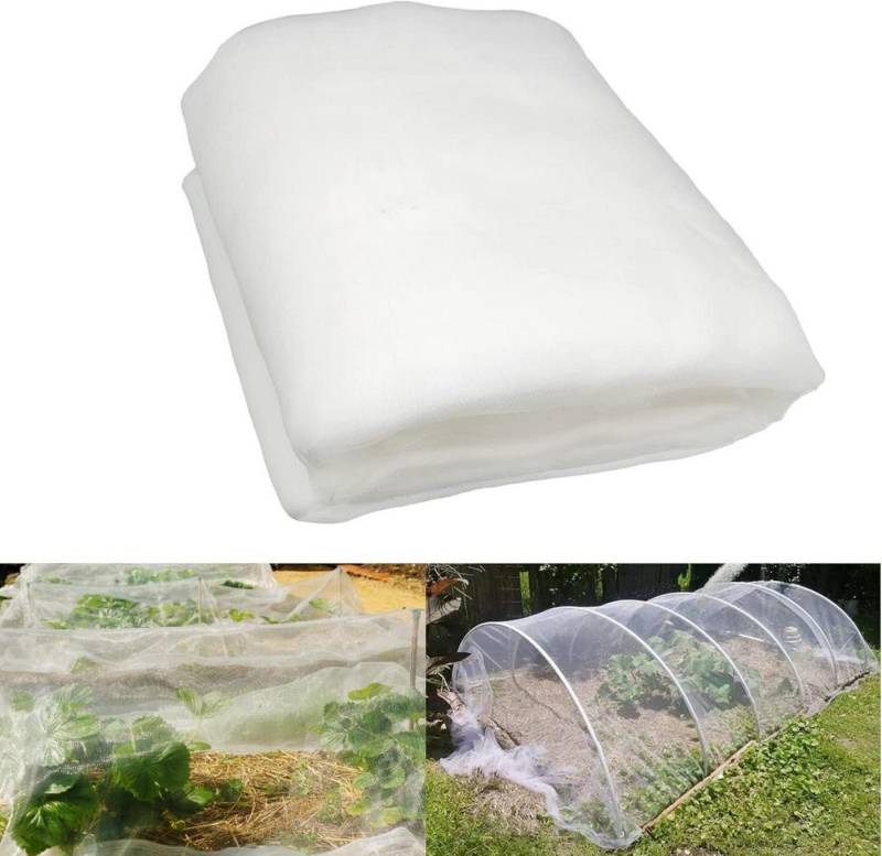 LuxusKollektion Schutzplane Insektenschutznetz 3m x 10m Feinmaschig Gemüsenetz Obst Gemüse Schutz von LuxusKollektion