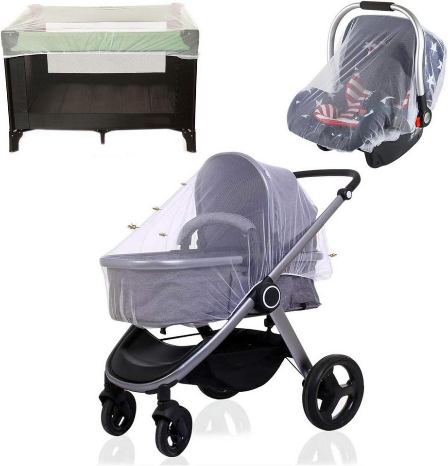 LuxusKollektion Schutzplane Moskitonetz Kinderwagen Insektenschutz Mückennetz Reisebett Waschbar LuxusKollektion Schutzplane Moskitonetz Kinderwagen Insektenschutz Mückennetz Reisebett Waschbar von LuxusKollektion