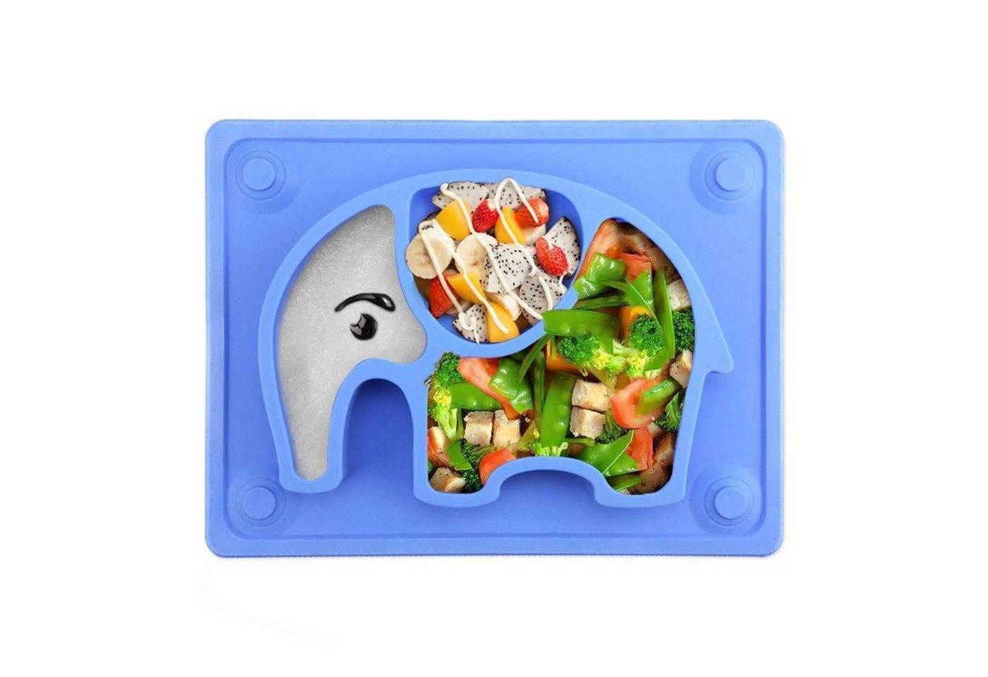 LuxusKollektion Silikonform Baby Teller Silikon rutschfest Saugnäpfe Kleinkinder Rot LuxusKollektion Silikonform Baby Teller Silikon rutschfest Saugnäpfe Kleinkinder Rot von LuxusKollektion