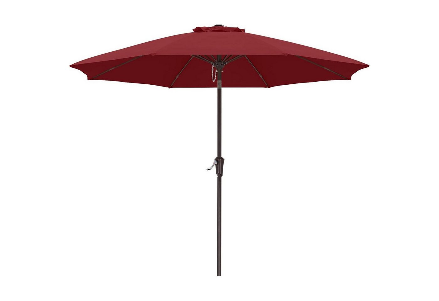 LuxusKollektion Sonnenschirm Sonnenschirm 6Rippen Druckknopf 228cm 274cm 305cm Burgunderrot 300cm LuxusKollektion Sonnenschirm Sonnenschirm 6Rippen Druckknopf 228cm 274cm 305cm Burgunderrot 300cm von LuxusKollektion