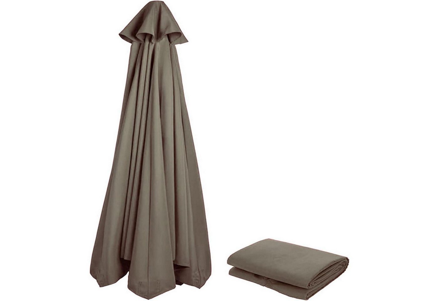 LuxusKollektion Sonnenschirm Sonnenschirm Ersatzbezug Anthrazit Blau 250 cm 6 streben Haselnuss LuxusKollektion Sonnenschirm Sonnenschirm Ersatzbezug Anthrazit Blau 250 cm 6 streben Haselnuss von LuxusKollektion