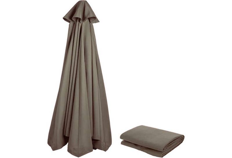 LuxusKollektion Sonnenschirm Sonnenschirm Ersatzbezug Anthrazit Blau 250 cm 6 streben Haselnuss LuxusKollektion Sonnenschirm Sonnenschirm Ersatzbezug Anthrazit Blau 250 cm 6 streben Haselnuss von LuxusKollektion