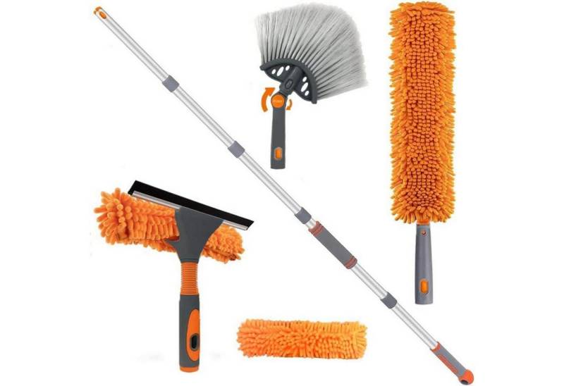 LuxusKollektion Staubwedel Fensterabzieher Teleskopstange Mikrofaser Staubwedel von LuxusKollektion